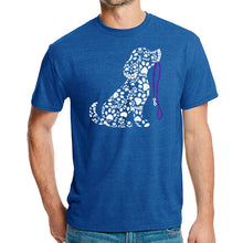 Load image into Gallery viewer, Dog Leash - Men's Premium Blend Word Art T-Shirt