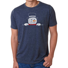 Load image into Gallery viewer, Peeking Snowman - Men's Premium Blend Word Art T-Shirt