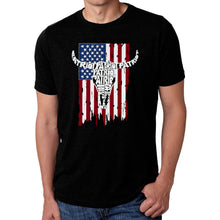 Load image into Gallery viewer, Patriot Flag - Men's Premium Blend Word Art T-Shirt