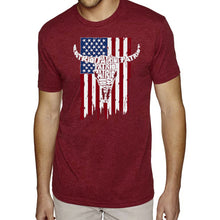 Load image into Gallery viewer, Patriot Flag - Men's Premium Blend Word Art T-Shirt