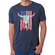 Load image into Gallery viewer, Patriot Flag - Men's Premium Blend Word Art T-Shirt