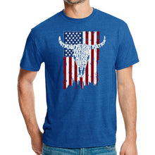 Load image into Gallery viewer, Patriot Flag - Men's Premium Blend Word Art T-Shirt