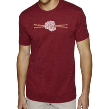 Load image into Gallery viewer, Drum Sticks - Men's Premium Blend Word Art T-Shirt