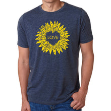 Load image into Gallery viewer, Sunflower Love - Men's Premium Blend Word Art T-Shirt