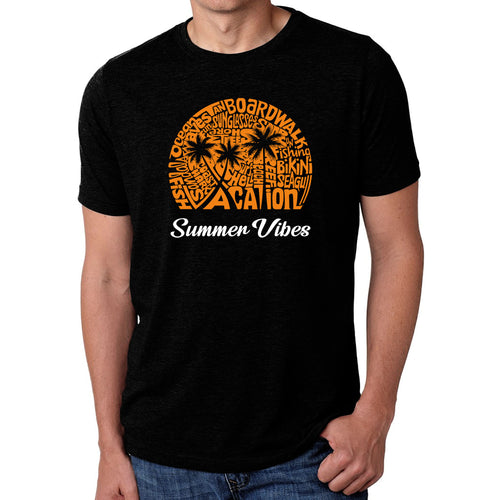 Summer Vibes - Men's Premium Blend Word Art T-Shirt