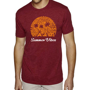 Summer Vibes - Men's Premium Blend Word Art T-Shirt