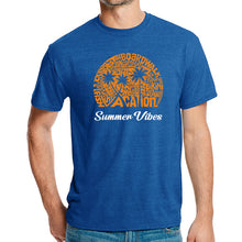 Load image into Gallery viewer, Summer Vibes - Men&#39;s Premium Blend Word Art T-Shirt