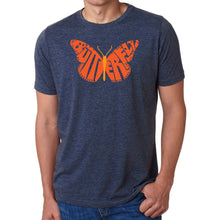 Load image into Gallery viewer, Butterfly - Men&#39;s Premium Blend Word Art T-Shirt