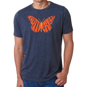 Butterfly - Men's Premium Blend Word Art T-Shirt