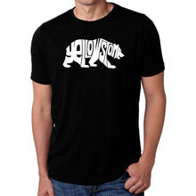 Load image into Gallery viewer, Yellowstone Bear - Men's Premium Blend Word Art T-Shirt