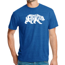 Load image into Gallery viewer, Yellowstone Bear - Men's Premium Blend Word Art T-Shirt