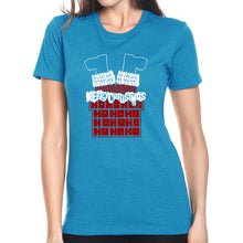 Load image into Gallery viewer, Chimney Santa - Women's Premium Blend Word Art T-Shirt