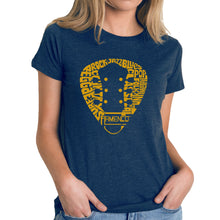 Load image into Gallery viewer, Guitar Pick Genres - Women's Premium Blend Word Art T-Shirt
