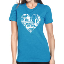 Load image into Gallery viewer, Musical Instrument Heart - Women's Premium Blend Word Art T-Shirt