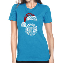 Load image into Gallery viewer, Santa Pics - Women's Premium Blend Word Art T-Shirt