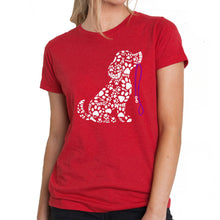 Load image into Gallery viewer, Dog Leash - Women's Premium Blend Word Art T-Shirt
