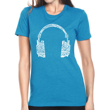 Load image into Gallery viewer, Mood Headphones - Women's Premium Blend Word Art T-Shirt