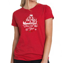 Load image into Gallery viewer, Christmas Ornament - Women's Premium Blend Word Art T-Shirt