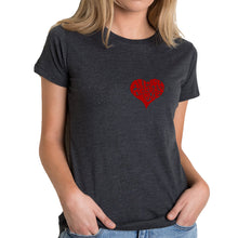 Load image into Gallery viewer, All You Need is Love - Women's Premium Blend Word Art T-Shirt