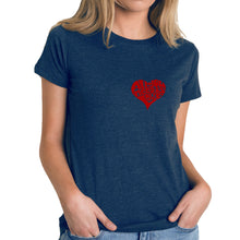 Load image into Gallery viewer, All You Need is Love - Women's Premium Blend Word Art T-Shirt