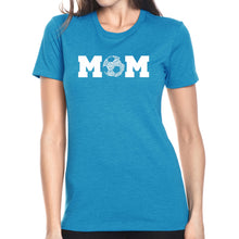 Load image into Gallery viewer, Soccer Mom - Women&#39;s Premium Blend Word Art T-Shirt