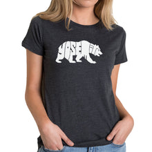 Load image into Gallery viewer, Yosemite Bear - Women's Premium Blend Word Art T-Shirt