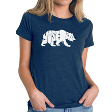 Load image into Gallery viewer, Yosemite Bear - Women's Premium Blend Word Art T-Shirt