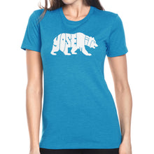 Load image into Gallery viewer, Yosemite Bear - Women's Premium Blend Word Art T-Shirt