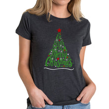 Load image into Gallery viewer, We Wish You A Merry Christmas - Women's Premium Blend Word Art T-Shirt
