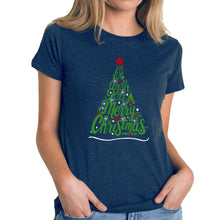 Load image into Gallery viewer, We Wish You A Merry Christmas - Women's Premium Blend Word Art T-Shirt