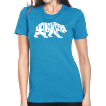 Load image into Gallery viewer, Yellowstone Bear - Women's Premium Blend Word Art T-Shirt