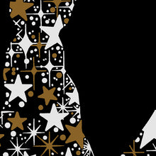 Load image into Gallery viewer, Cat Sitting On Moon - Women's Word Art T-Shirt