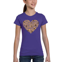 Load image into Gallery viewer, Fall Vibes  - Girl&#39;s Word Art T-Shirt