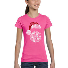 Load image into Gallery viewer, Santa Pics - Girl's Word Art T-Shirt