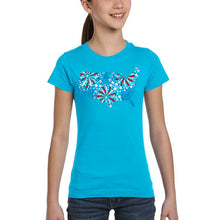 Load image into Gallery viewer, USA Fireworks - Girl's Word Art T-Shirt