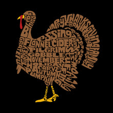 Load image into Gallery viewer, Thankgiving Turkey - Large Word Art Tote Bag