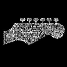 Load image into Gallery viewer, Women&#39;s Plus Size Word Art T-shirt - Guitar Head