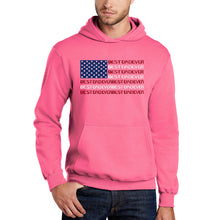 Load image into Gallery viewer, Best Dad Ever Flag - Men's Word Art Hooded Sweatshirt