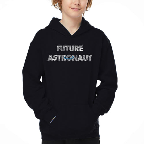 Future Astronaut - Boy's Word Art Hooded Sweatshirt