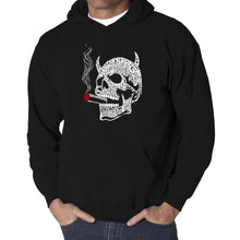 Load image into Gallery viewer, 7 Deadly Sins Skull - Men&#39;s Word Art Hooded Sweatshirt