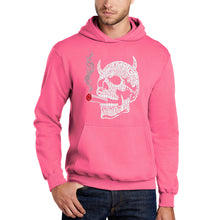 Load image into Gallery viewer, 7 Deadly Sins Skull - Men&#39;s Word Art Hooded Sweatshirt