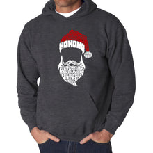 Load image into Gallery viewer, Feliz Navidad Santa Claus - Men&#39;s Word Art Hooded Sweatshirt