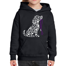 Load image into Gallery viewer, Dog Leash - Girl's Word Art Hooded Sweatshirt
