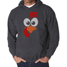 Load image into Gallery viewer, Turkey Face - Men&#39;s Word Art Hooded Sweatshirt