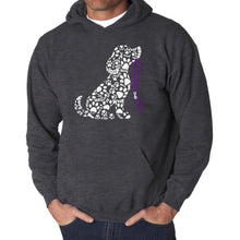 Load image into Gallery viewer, Dog Leash - Men's Word Art Hooded Sweatshirt
