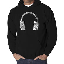 Load image into Gallery viewer, Mood Headphones - Men's Word Art Hooded Sweatshirt