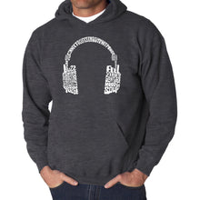 Load image into Gallery viewer, Mood Headphones - Men's Word Art Hooded Sweatshirt