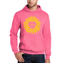 Load image into Gallery viewer, Sunflower Love - Men's Word Art Hooded Sweatshirt