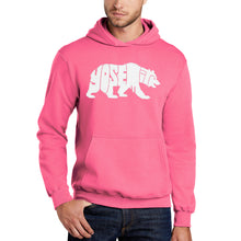 Load image into Gallery viewer, Yosemite Bear - Men's Word Art Hooded Sweatshirt