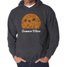 Load image into Gallery viewer, Summer Vibes - Men&#39;s Word Art Hooded Sweatshirt